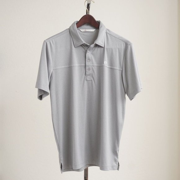 Travis Mathew Gray Polo Shirt - Picture 1 of 11